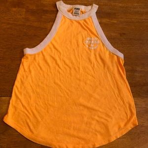 Pink tank top very nice great condition so cute S